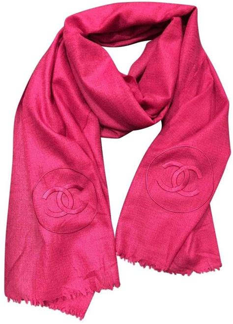 chanel pink scarf|Chanel shawl cashmere.